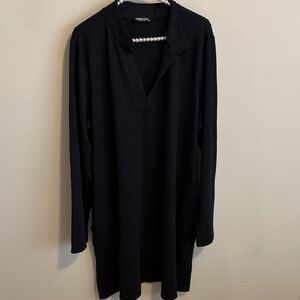 Heimish USA black ribbed dress size 3xl